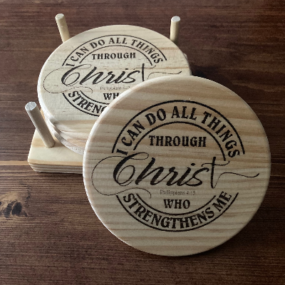 Drink Coasters - Pine