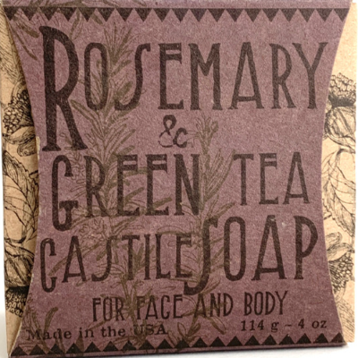 Rosemary & Green Tea Soap