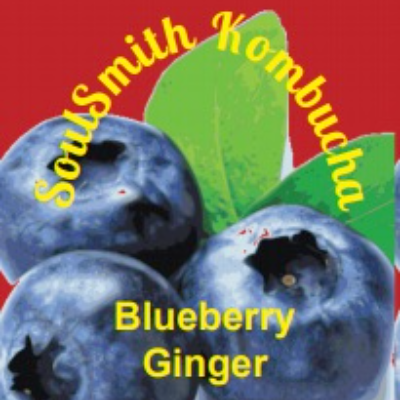 Soulsmith Blueberry Ginger Kombucha 32 Fl. Oz.