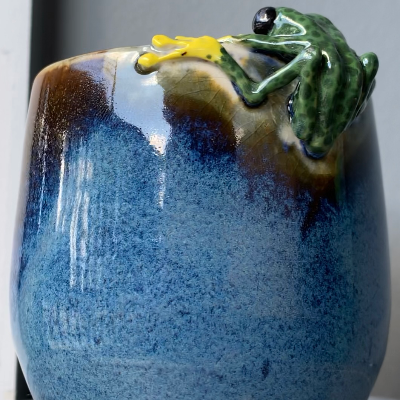 Frog Thumb Print Cup