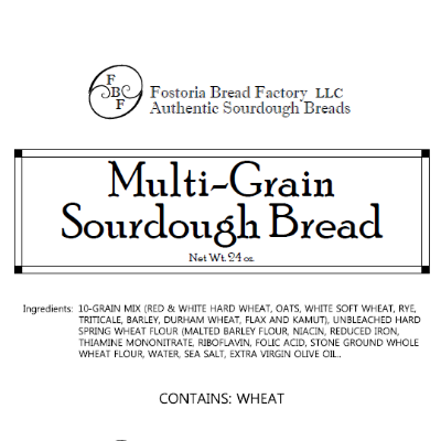 Multi-Grain Sourdough Bread