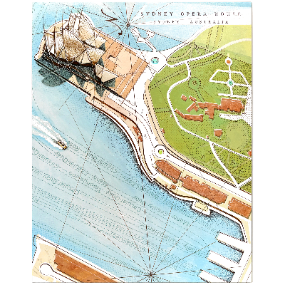 Sydney Opera House Map