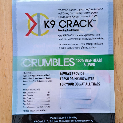 Crumbles -Beef Heart &Liver (2oz And 4oz Bags)