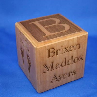 Personalized Engraved Block