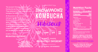 Snowmon's Hibiscus Kombucha