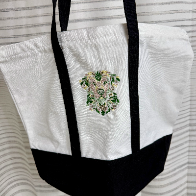 Pet Themed Embroidered Totes