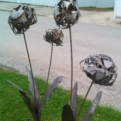 Metal Art - Flowers