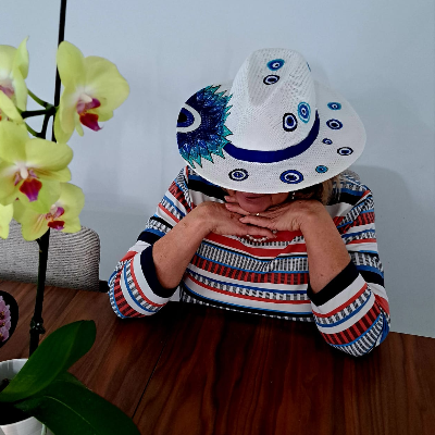 Mandala Hat Turkish Eyes