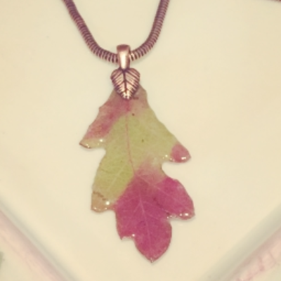 Real Leaf And Flower Jewelry