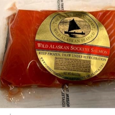 Alaskan Salmon Portion