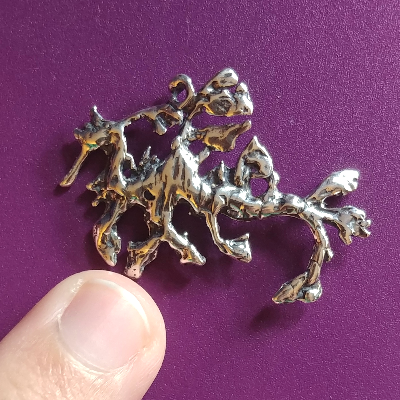Leafy Sea Dragon Sterling Silver Necklace