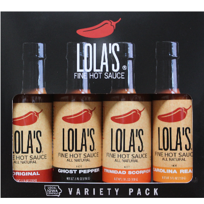 Lola’S Fine Hot Sauce Gift Set (All 4 Flavors 5 Oz)