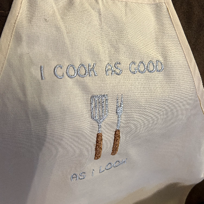 Adult/Kids Embroidered Aprons