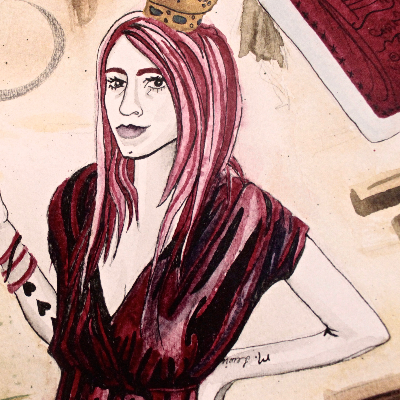 Print - Alice In Wonderland - Queen Of Hearts