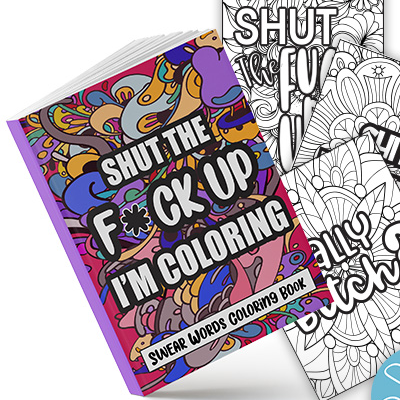 Stfu I'M Coloring Adult Coloring Book