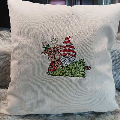 Embroidered Pillow