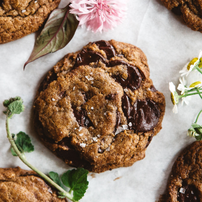 Toasted Rye Chocolate Chip Cookie