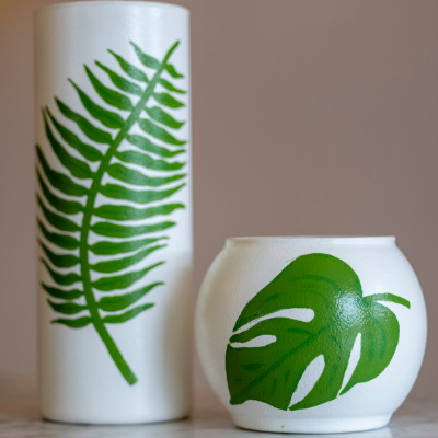 Hand Painted Vases