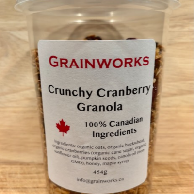 Crunchy Cranberry Granola - 100% Canadian