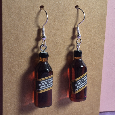 Boozy Booze Resin Earings