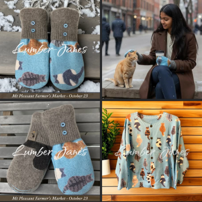 Lumber-Janes Mittens