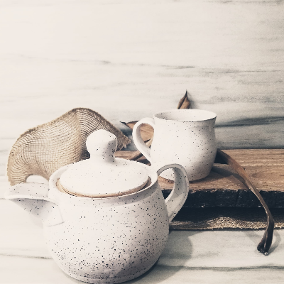 Rustic Speckled Teapot