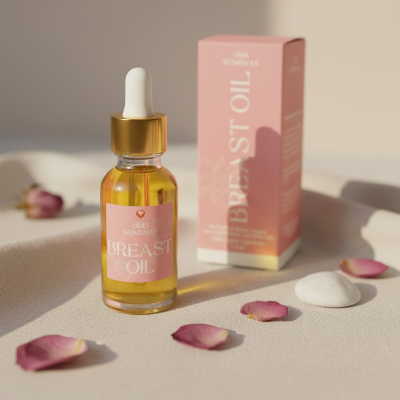 Organic Breast Oil For Lymphatic Support & Breast Health