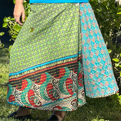 Kantha Wrap Skirts