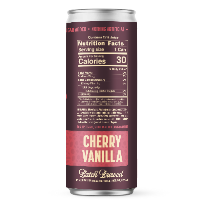 Cherry Vanilla Probiotic Soda