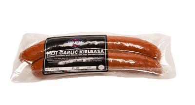 Pre-packaged meat, sausages
