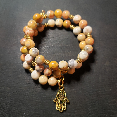 Crystal Memory Wire Bracelets