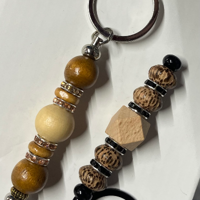 Designer Beaded Keychains