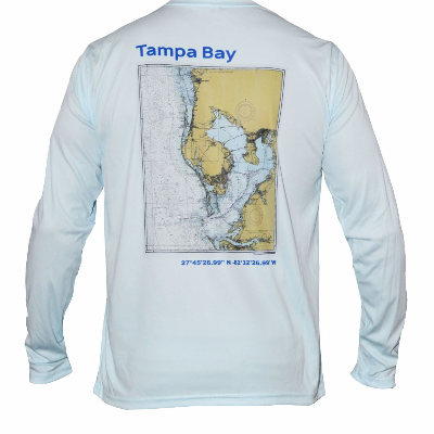 Men's Tampa Bay Map L/S