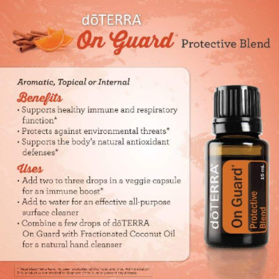 doTERRA - On Guard Essential Oil Protective Blend - Supports Healthy Immune  and Respiratory Function, Supports Natural Antioxidant Defenses; for