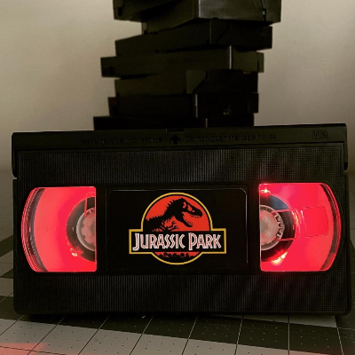 Upcycled Vhs Lamp