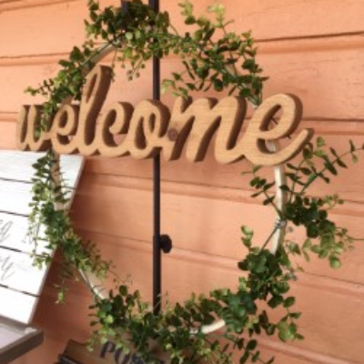 Handmade Wreaths And Signs