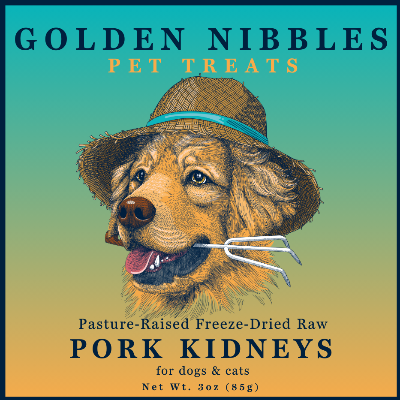 Pork Kidney - Pasture-Raised Freeze-Dried Raw Pork Kidney Treats For Dogs & Cats