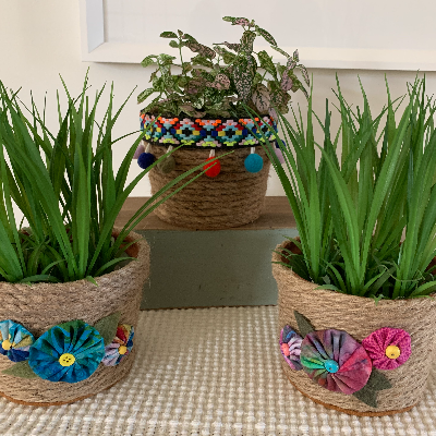 Upcycled Plant Holder