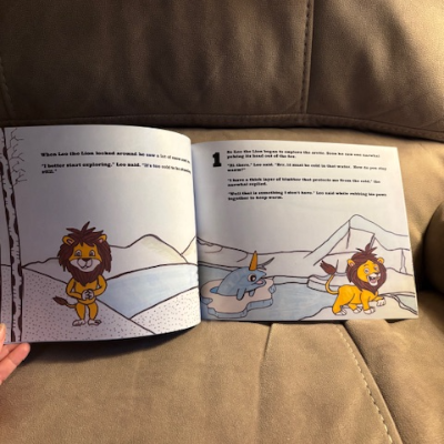 "Your Name" Trip To The Arctic - Book 'N Buddy Combo