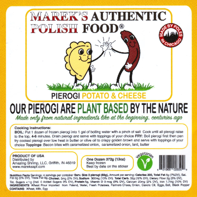 Pierogi  Potato & Cheese