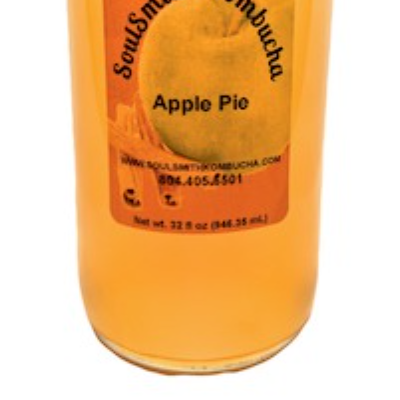 Soulsmith Apple Pie Kombucha 32 Fl. Oz.