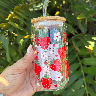 General Design Glass Cups - Designs Vary