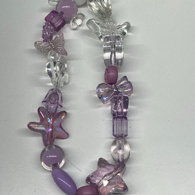 Chunky Purple Phone Charm