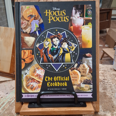 🌿 Handcrafted Hardwood Cookbook Holders