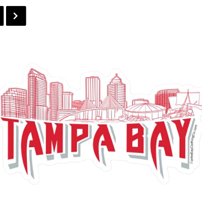 Tampa Bay Skyline Sticker - For the Bay Clothing Co. - Marketspread