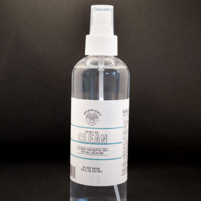 Spirit Of Clean Hand Sanitizer (8 Oz Spray Bottle)