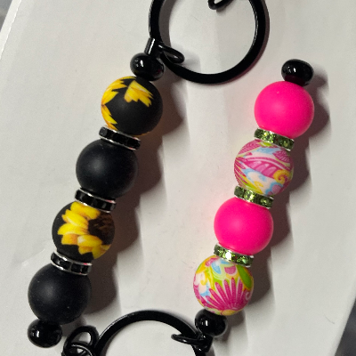 Designer Beaded Keychains