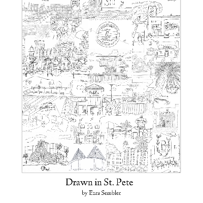 Drawn In St Pete Poster