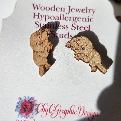 Animal Stud Earrings