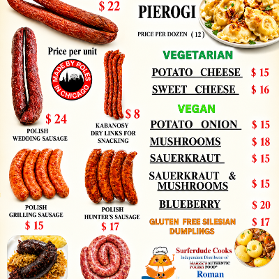 Polish Kielbasa Swojska - Old Country Style Polish Kielbasa Sausage